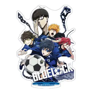 28 Style Hot Selling Neue Produkte BLUE LOCK Anime Acryl Action figur Stand karte