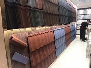 <strong>Roofing</strong> Tiles Color Stone Coated Metal Roof Tiles Rainbow Stone Coated Metal Roof Tile - Product Image 2