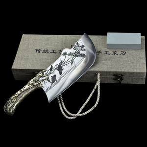 <span class=keywords><strong>Cuchillo</strong></span> <span class=keywords><strong>grande</strong></span> chino de alta resistencia, <span class=keywords><strong>cuchillo</strong></span> de cocina manual totalmente funcional con acero recubierto de alto carbono <span class=keywords><strong>para</strong></span> <span class=keywords><strong>cortar</strong></span> huesos y <span class=keywords><strong>carne</strong></span> - Product Image 2