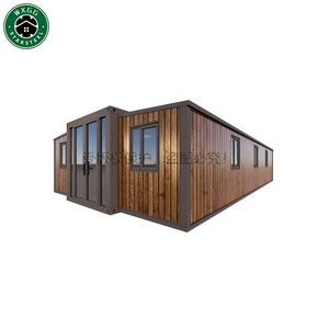 Construction rapide, maison préfabriquée extensible de type villa, 2-3 chambres, conteneur modulaire avec panneaux sandwich - Product Image 1