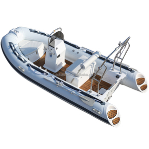 Haohai中国3.9mグラスファイバー船外機センターコンソールリブ5人用セーリングヨットレジャーセイルフィッシングボート - Product Image 2