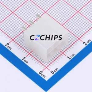 HC-5557-4.2-2x3A Wire-to-Board Pin Header Through hole Component THT,P=4.2mm Connector 2x3P 4.2mm Through Hole Mini-Fit MX 4.2 - Product Image 1