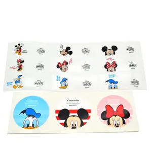 Aangepaste Groothandel Label Kleur 4X6 Inch Label Sticker Cartoon Mickey Patroon