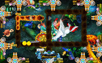 Version de difficulté jeu de pêche populaire carte mère tigre légende poisson chasseur jeu d'arcade avec boîte décodeur