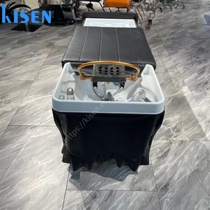 Kisen Équipement professionnel japonais pour soins capillaires, fauteuil de lavage de cheveux, lit de massage thaïlandais avec hydrothérapie et spa pour les pieds - Product Image 6