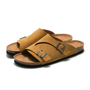 Pantofole in sughero infradito all'ingrosso personalizzate in fabbrica sandali <span class=keywords><strong>da</strong></span> donna per coppia <span class=keywords><strong>da</strong></span> <span class=keywords><strong>uomo</strong></span> scarpe <span class=keywords><strong>da</strong></span> spiaggia per studenti - Product Image 1