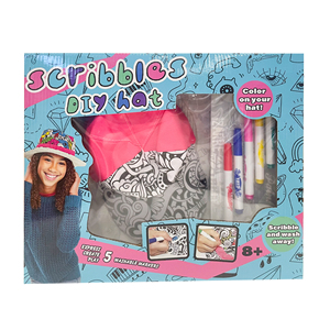 Decorare il tuo berretto divertente scarabocchi giocattoli fai da te per bambini ragazze che colorano sul tuo cappello - Product Image 2