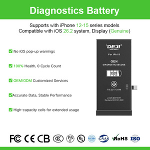 <span class=keywords><strong>Batterie</strong></span> de téléphone authentique DEJI OEM neuve O Cycle I0S26 pour <span class=keywords><strong>iPhone</strong></span> 12-15 Pro Max - Product Image 2