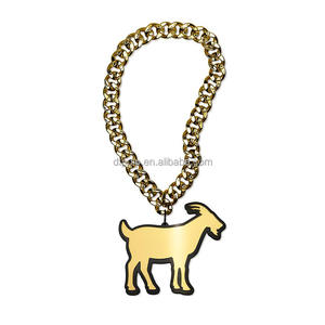 Chaîne <span class=keywords><strong>de</strong></span> chiffre d'affaires personnalisée 6 pouces collier trophée <span class=keywords><strong>de</strong></span> chèvre en métal pour l'équipe Fantasy Basketball Football Sports Achievement MVP Prize Gift - Product Image 5