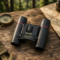Jumelles compactes pliables étanches 30x60 vision jour/nuit, télescope portable mini jumelles, vente chaude