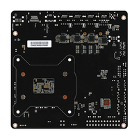 6托架迷你ITX主板NAS全1个17*17厘米奥尔德湖I3 N305/N100 4*2.5Gbe双M.2 NVMe支持TrueNAS/Unraid英特尔