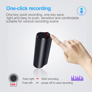 Enregistreur audio numérique <span class=keywords><strong>à</strong></span> réduction de bruit magnétique, enregistrement vocal continu de 500 heures, enregistrement sonore actif, longue durée de vie de la batterie, 8 Go-64 Go - Product Image 5