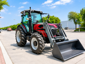 Tracteur à roues Ruijie 50HP 70HP 90HP 4x4 avec rotoculteur, tondeuse à gazon, essieu renforcé, capacité de charge élevée, transmission par engrenages, pompe, pour petites exploitations agricoles 1 - Product Image 1