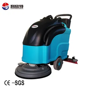 Dual-Brush-Boden wäscher Wet Industrial Floor Sweeper Battery Cordless Selbst reinigender Mopp