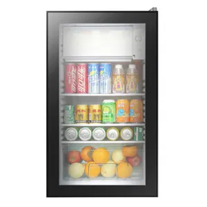 Tủ Lạnh Thương Mại Nhỏ Khối Lượng Đồ Uống Bia Đồ Uống Lạnh Tủ Lạnh Mini Bar Màu Đỏ Tủ Đông Tủ Lạnh Di Động Cho Phòng Ngủ