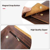 En stock, housse pour ordinateur portable en cuir de vachette imperméable, pour Macbook Pro 14 16 pouces, modèle 2021 CF3027 3028, housse en cuir