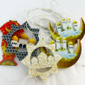 Offre Spéciale 47in 80LED rideau lumières de noël pendentif château décoration de noël lumière pour salle de fête Festival quotidien - Product Image 6