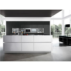 Armoire en bois PVC à Base de bois massif, meubles de cuisine, placard pour Buffet de maison, volet roulant pour armoire de cuisine - Product Image 2