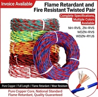 Industrielle Feuerwehr-Spezialleitung Signalkabel Twisted Pair Mehradriges PVC-Kabel Zweifarbig 2,5mm RVS Flammhemmend IP40 Spule