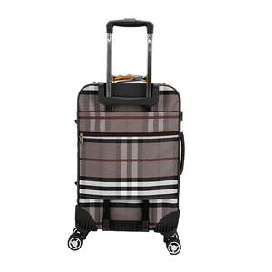 Cuir d'unité centrale de <span class=keywords><strong>Chariot</strong></span> D'affaires De Voyage 4 Spinner Roulettes <span class=keywords><strong>Valise</strong></span> Bagages <span class=keywords><strong>Pour</strong></span> Les Femmes Hommes - Product Image 3