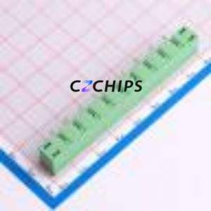 DB2ERM-7.62-9P-GN Plug-in Terminal <b>Block</b> Through hole,P=7.62mm Connector Board-to-Board / Socket Closed <b>Screw</b> Fixing 1x9P 7.62mm - Product Image 2