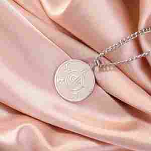 Collar con Colgante de Buena Suerte Myshape, Talismán Mágico de <span class=keywords><strong>Abraxas</strong></span> para Controlar tu Vida, Amuleto de Dinero, Collar de Acero Inoxidable - Product Image 3