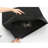 Tapis de litière double couche pour chien et chat étanche à l'urine Plusieurs tailles Couleurs Motifs imprimés solides en mousse EVA