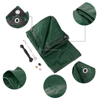Bâche de protection pour remorque et chargement en tissu non tissé stratifié HDPE 125 g/m² Million Green, imperméable, ignifuge et résistant aux intempéries