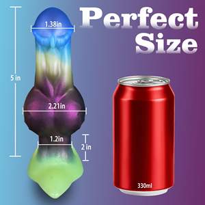 Consolador de monstruo grande, tapón <span class=keywords><strong>Anal</strong></span>, nudo de perro de silicona, consolador de fantasía con Base curva, Camilla <span class=keywords><strong>Anal</strong></span>, juguete de próstata, entrenador de tapón <span class=keywords><strong>Anal</strong></span> grande - Product Image 6