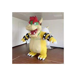 Costume de mascotte <span class=keywords><strong>gonflable</strong></span> Bowser, personnage de jeu, tortue dragon <span class=keywords><strong>gonflable</strong></span> colorée, vente chaude, 2 m/6,6 pieds - Product Image 1