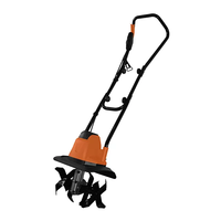 Vertak-Motoculteur de jardin électrique 750W, largeur de travail de 320mm et poignée en H, cultivateur de sol 380RPM pour jardinage