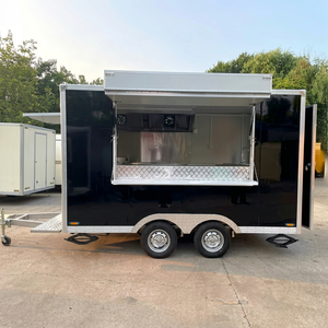 For sale 12ft Food Truck <b>Trailers</b> Fully Equipped with Full Kitchen Equipments Customized Food Cart Towable Catering <b>Concession</b> - Product Image 1