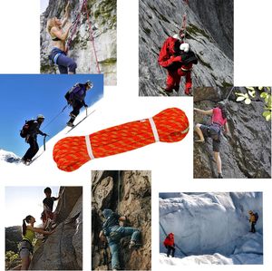 Corde statique <span class=keywords><strong>de</strong></span> 10,5 mm en nylon, longueur et couleur personnalisables, vente en gros d'usine, pour équipement d'escalade B2B et <span class=keywords><strong>de</strong></span> sauvetage - Product Image 5