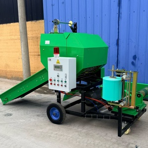 Offre Spéciale machines agricoles automatique Mini fourrage luzerne foin herbe ronde Bundler presse - Product Image 1