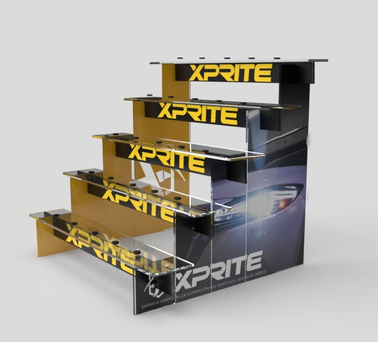 Apache Customized Acrylic Display Stand Counter Top Display Rack Product Accessories Shelf Display Store — view 3