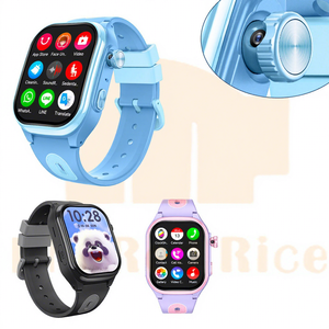Reloj Inteligente GPS para Niños con Android 4G, CE ROHS, con Tarjeta SIM, Videollamada, Walkie Talkie, Resistente al Agua, WhatsApp, Cámara Giratoria, SOS - Product Image 1