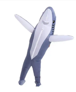 Costume gonflable de costume de requin de représentation de scène d'amusement extérieur de fête de Noël d'halloween - Product Image 6