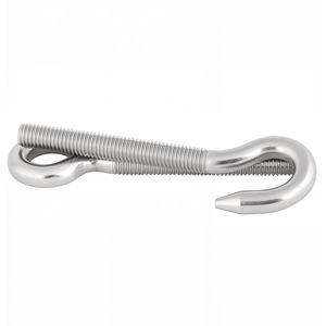 ANSI Standard 304 Stainless Steel Carriage <strong>Bolts</strong> M3 Thread Open Hook Fish Eye Screws Hex Head Ring Screws Sizes M4 M5 M6 M8 M10 - Product Image 3