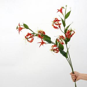 Fleurs artificielles en latex série rouge, toucher réel et sensation humide, plusieurs designs, vente en gros 2026, pour décoration de mariage et de la Saint-Valentin - Product Image 5