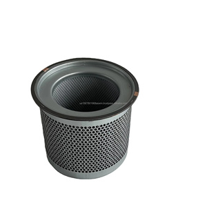 Nouvelle cartouche filtrante cylindrique séparatrice d'huile en fibre de verre argentée Mengma pour compresseur d'air à vis 4930353111 4930453101 - Product Image 1