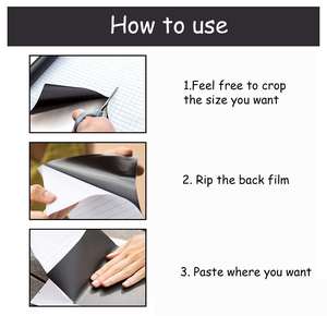 Pizarra Personalizada en Rollo, Autoadhesiva, con Imán, <span class=keywords><strong>para</strong></span> Niños, Enseñanza en Casa, Adhesivos Removibles <span class=keywords><strong>para</strong></span> Pared - Product Image 4