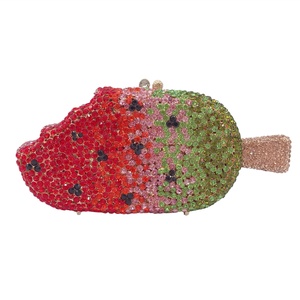 Cute Women Ice Cream Shaped Evening Bag Glistening Crystal Crossbody Bag for Festival Travel Night Out - Product Image 4