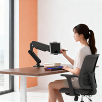 Soporte de Escritorio Ergonómico con Brazo Neumático Giratorio 360° para Monitor Portátil de 14 Pulgadas, Venta al Por Mayor