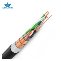 Harga Terbaik 4 Kabel Jaringan Twisted-pair 8 Core 305m 1000ft Cat6 SFTP Outdoor Double Jacket