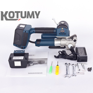 เครื่องมือสายรัดแบตเตอรี่ไฟฟ้าแบบมือถือพร้อมเครื่องบรรจุแบตเตอรี่2ก้อนชุดหลอมแรงเสียดทานสายพานสายพาน PET - Product Image 4