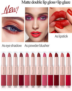 Colorful Matte Lip Glosses and Matte Lipstick As Lipstick and Power Blusher - Product Image 2