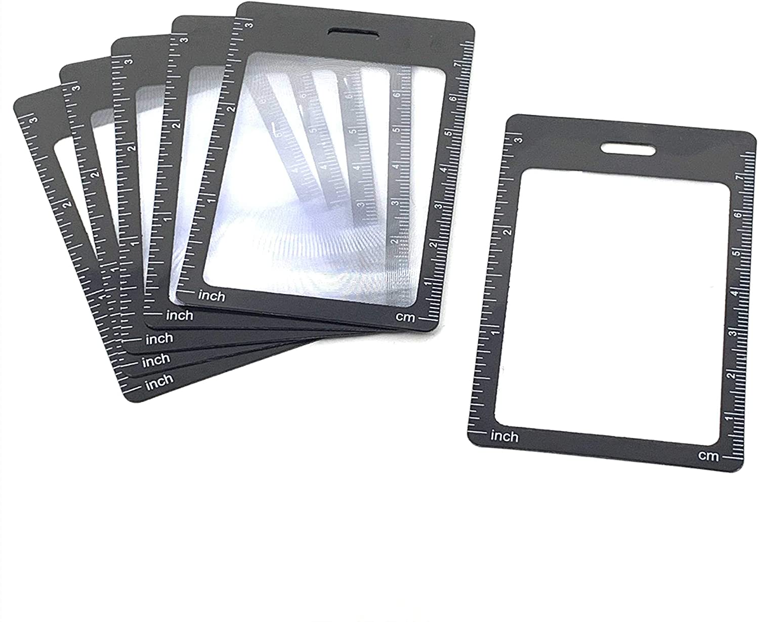 3X лупы размером с кредитную карту, Карманная Лупа с линзой френеля для чтения для карманного кошелька