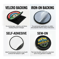 Transfert de chaleur personnalisé patch brodé 3d logo brodé fer à repasser sur des casquettes de lettres patch brodé en chenille avec pochette velcro
