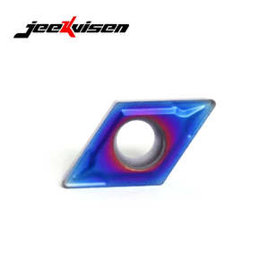Jeekvisen DCMT070204 PVD-เครื่องมือกลึงทังสเตนคาร์ไบด์เคลือบ PVD-Blue เครื่องกลึงโลหะนาโน-น้ำเงินคมทนต่อการสึกหรอปรับแต่งได้100กรัม - Product Image 5