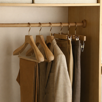 Cintre en bois de camphre naturel en gros, personnalisable avec logo, pour vêtements, vestes et costumes, idéal pour cuisine, armoire et salle de bain
